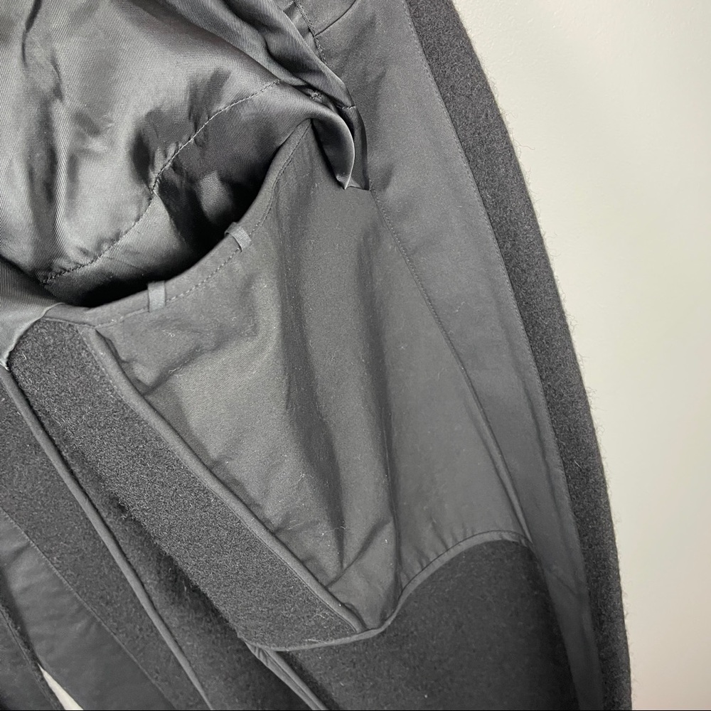 RARE Rick Owens Runway 2017 Wool Cape Zip Coat - Picture 12 of 16